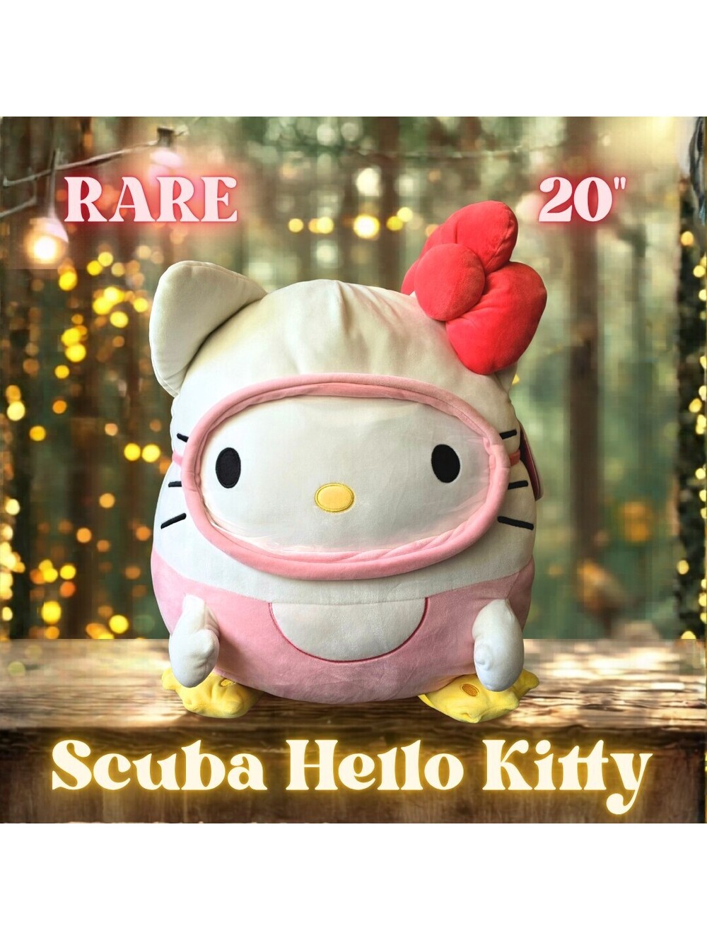 NWT Hello Kitty Scuba Squishmallow 20"